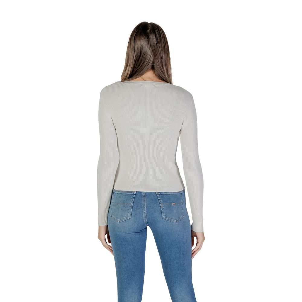 Tops y camisetas de viscosa color crema