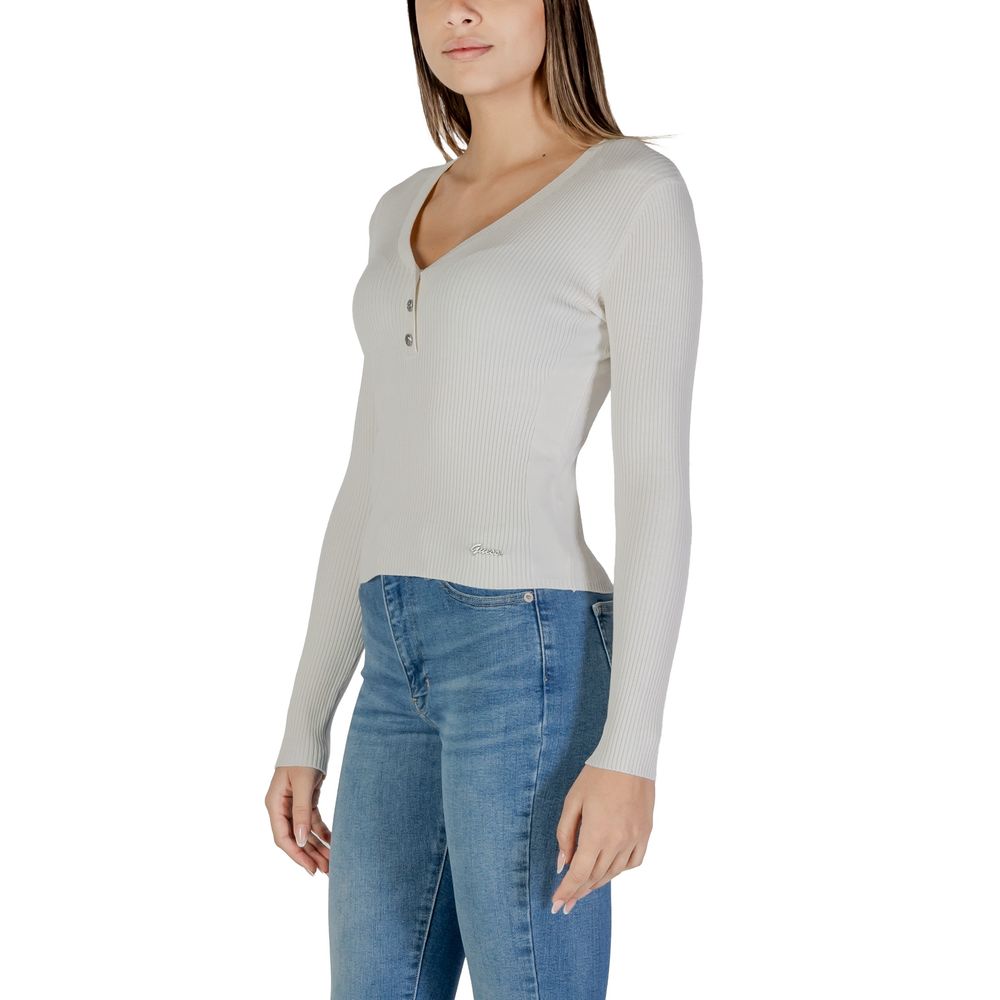 Tops y camisetas de viscosa color crema