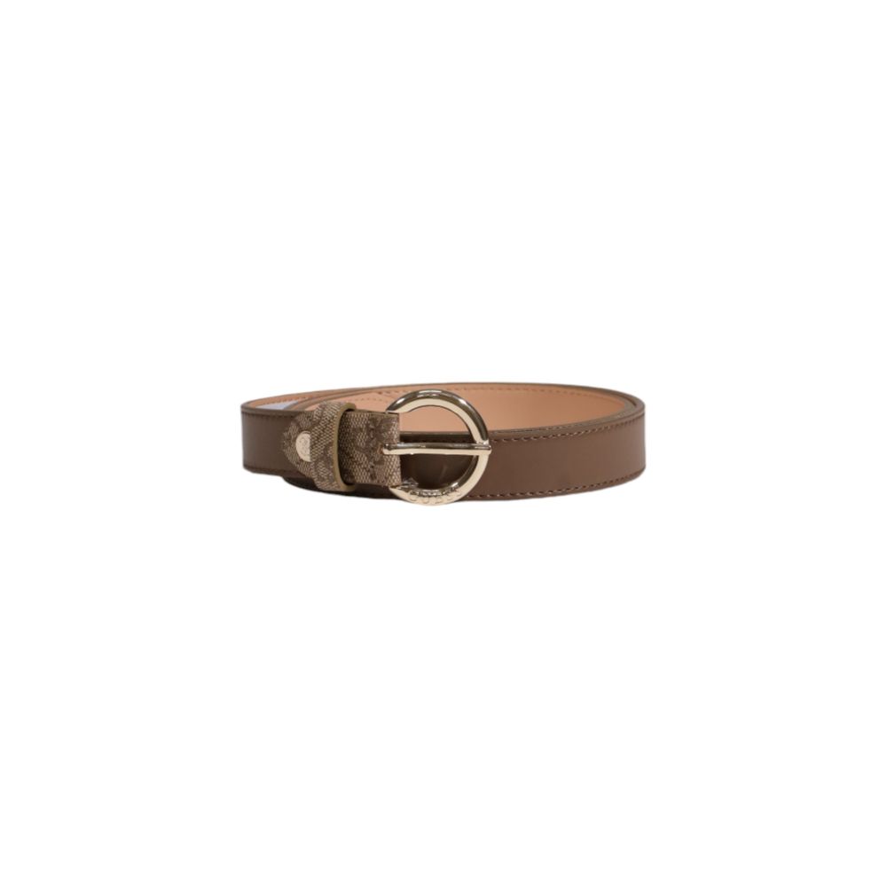 Cinturón de poliéster marrón