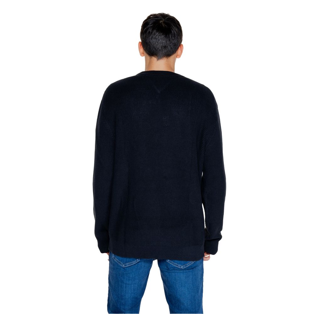 Jersey negro de algodón orgánico