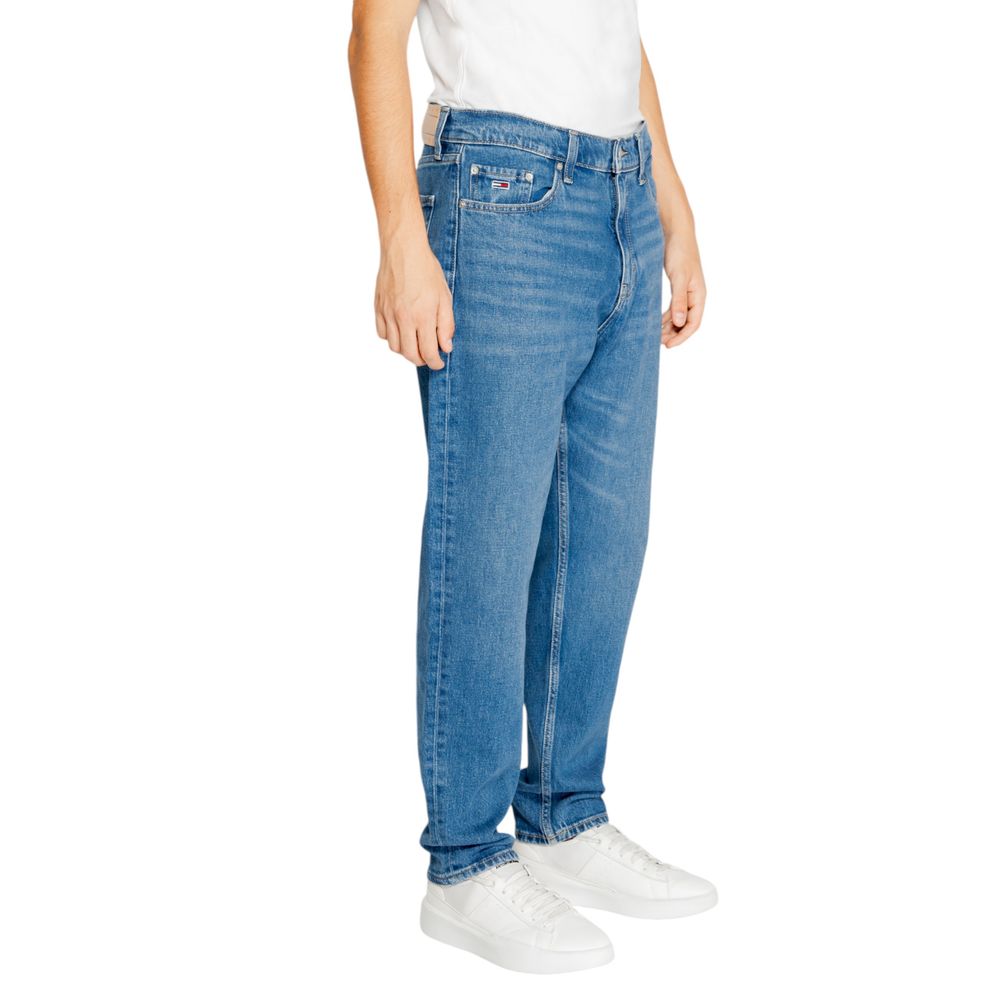 Blue Recycled Cotton Jeans & Pant