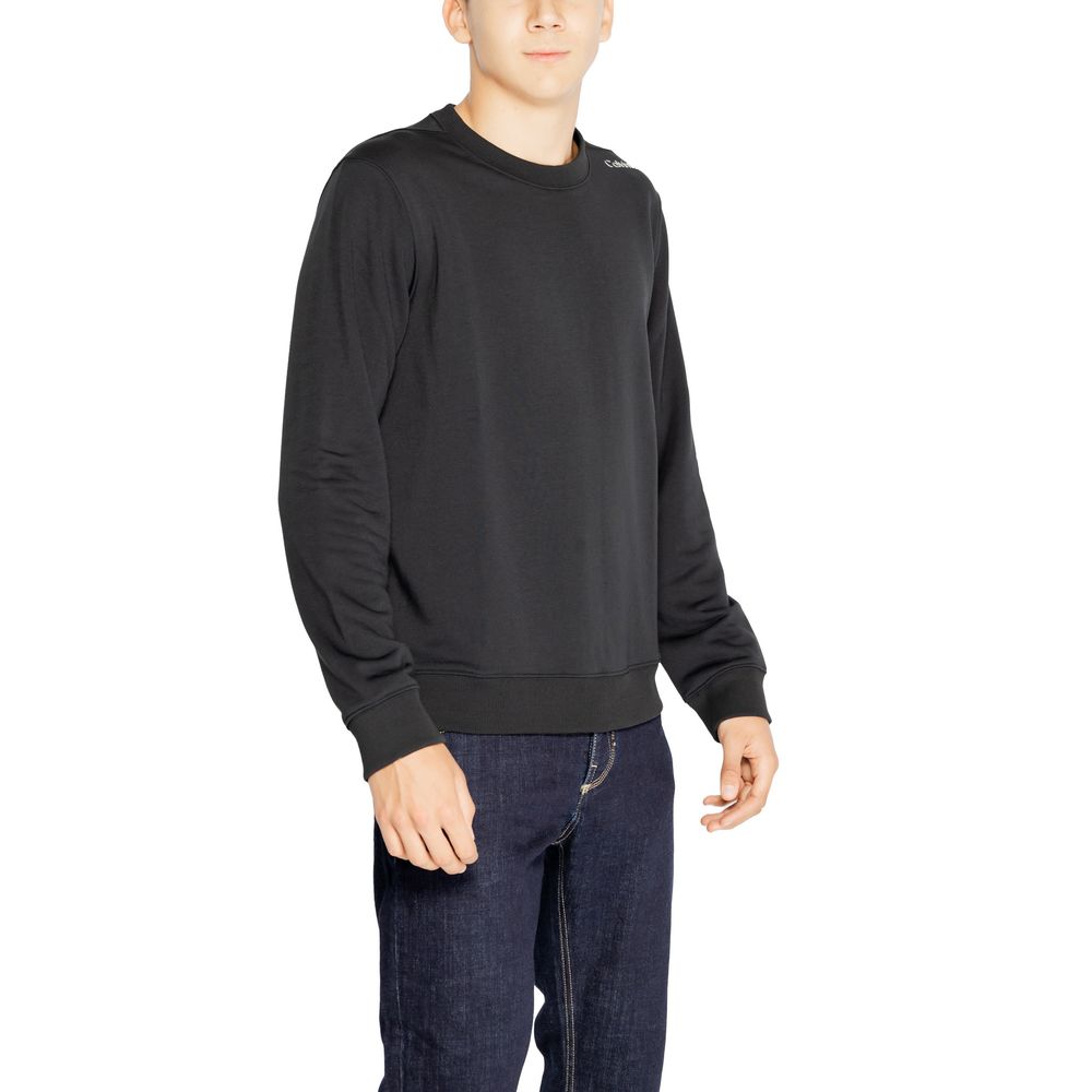 Jersey negro de poliéster reciclado