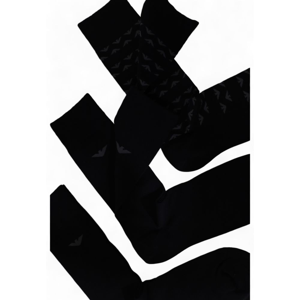 Calcetín de algodón negro