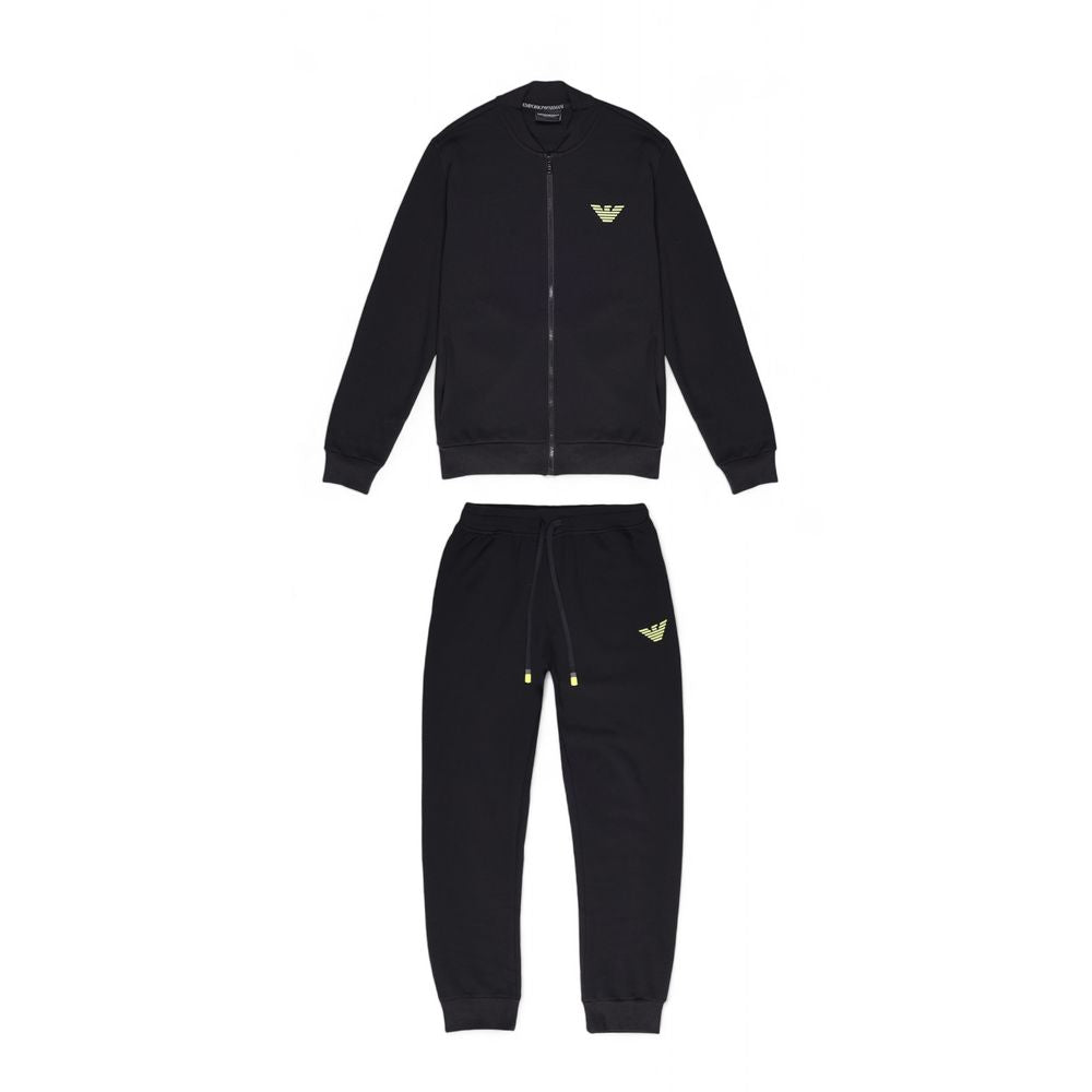 Sudadera negra de algodón