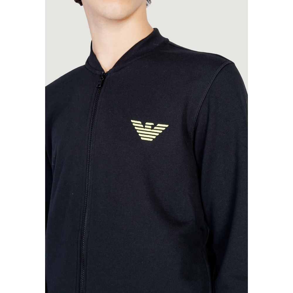 Sudadera negra de algodón