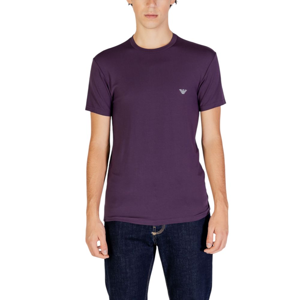 Camiseta de modal morado