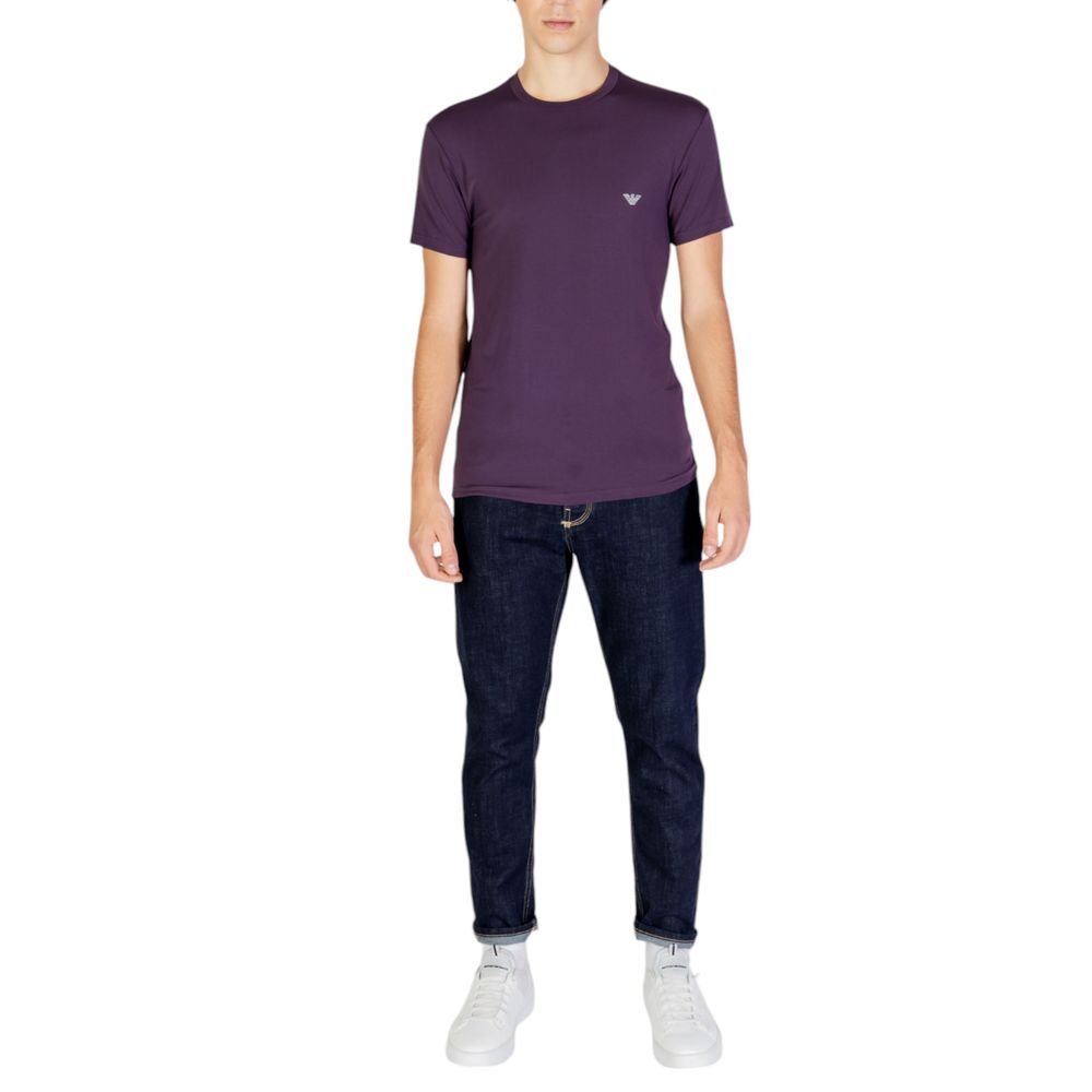 Camiseta de modal morado