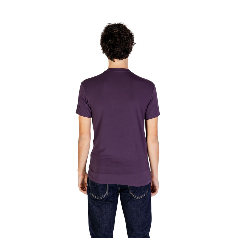 Camiseta de modal morado