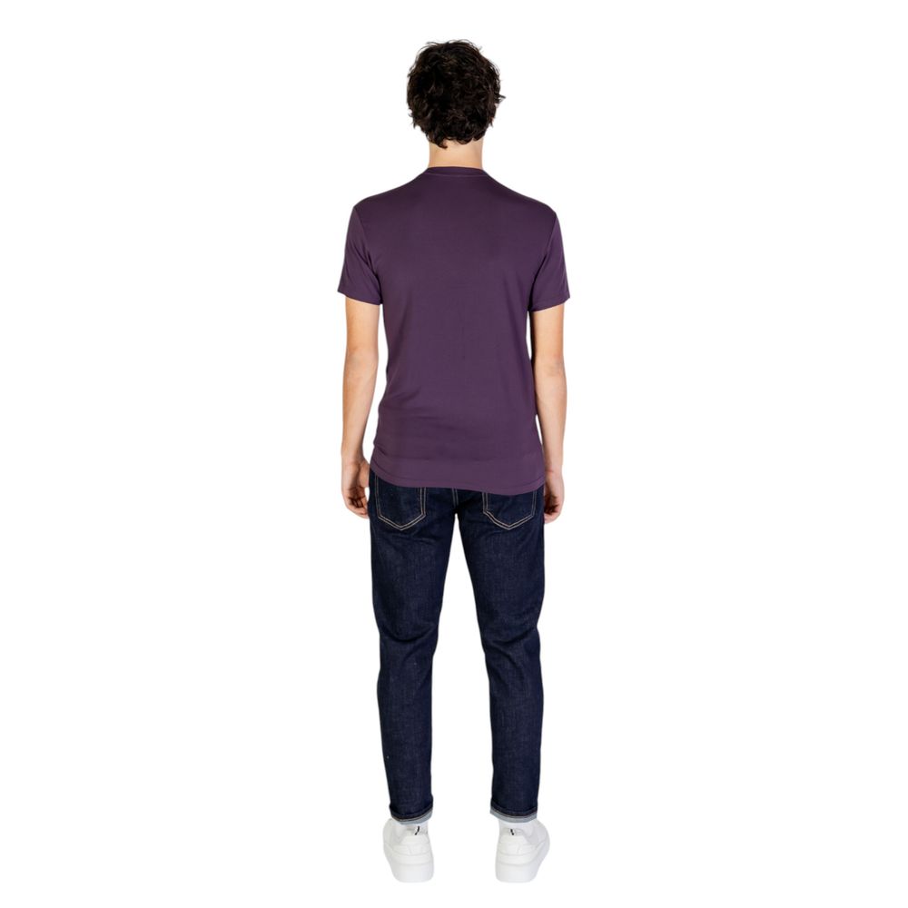 Camiseta de modal morado