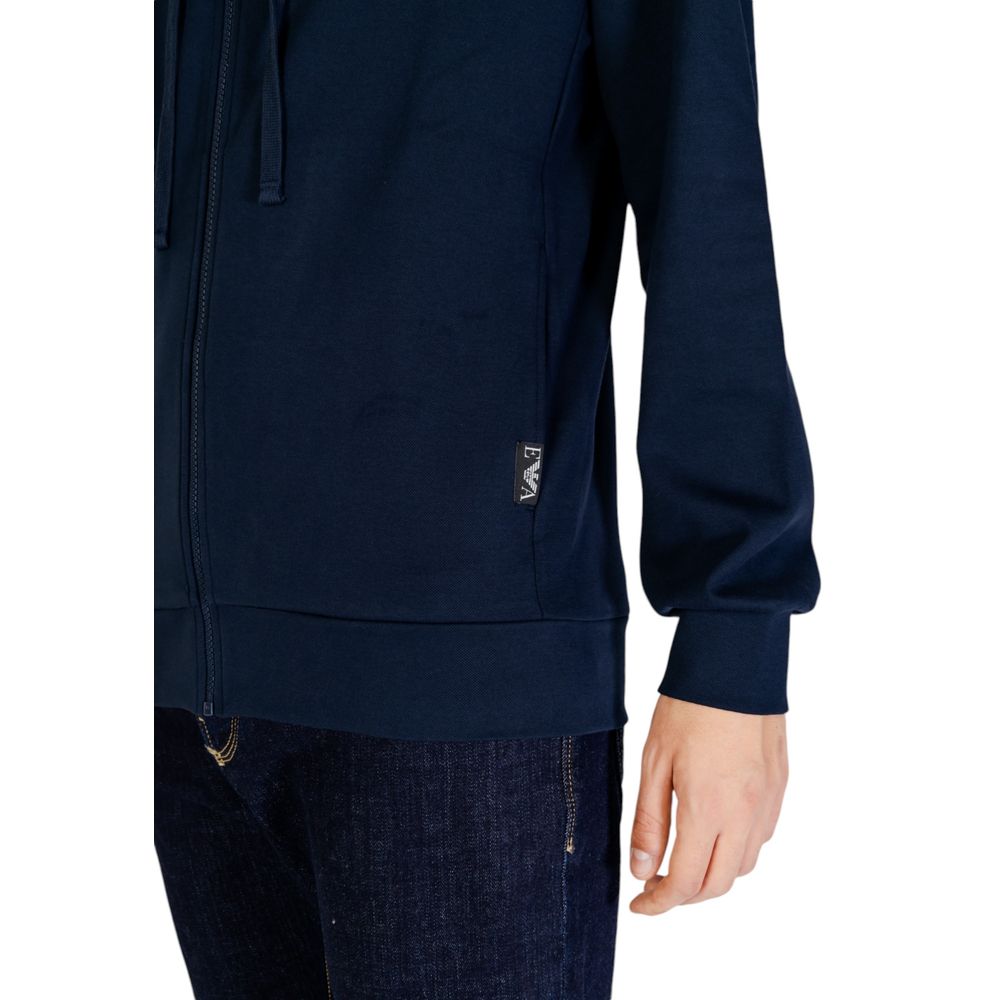 Jersey azul de poliéster
