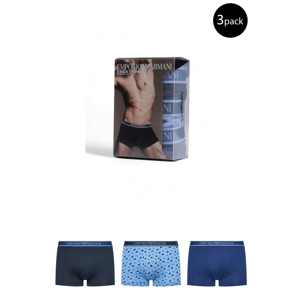 Ropa interior de algodón azul