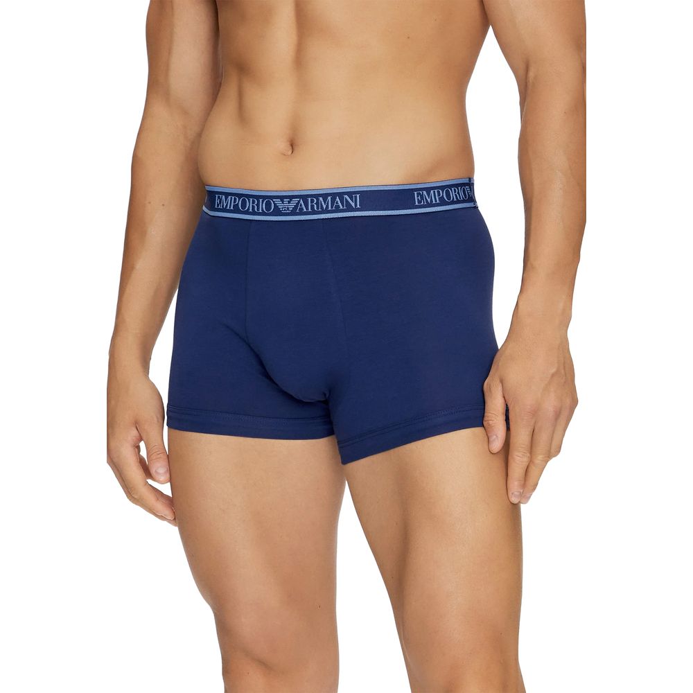 Ropa interior de algodón azul