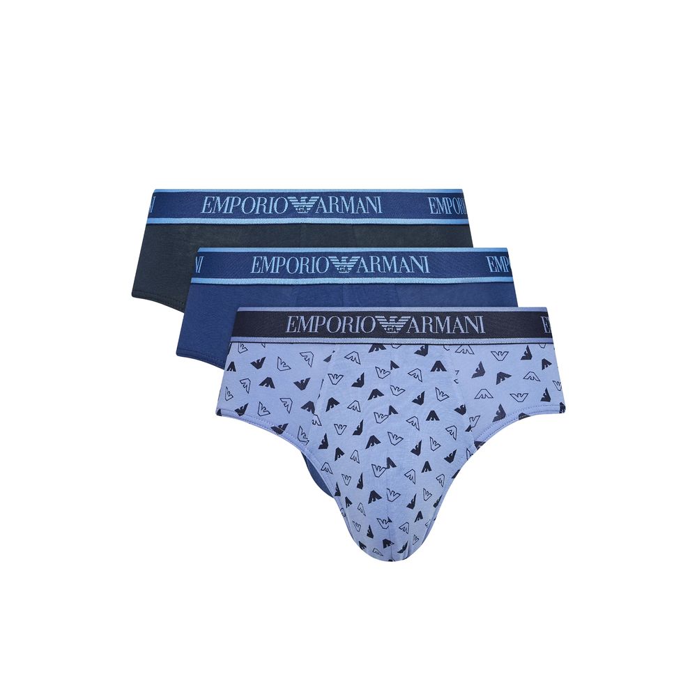 Ropa interior de algodón azul