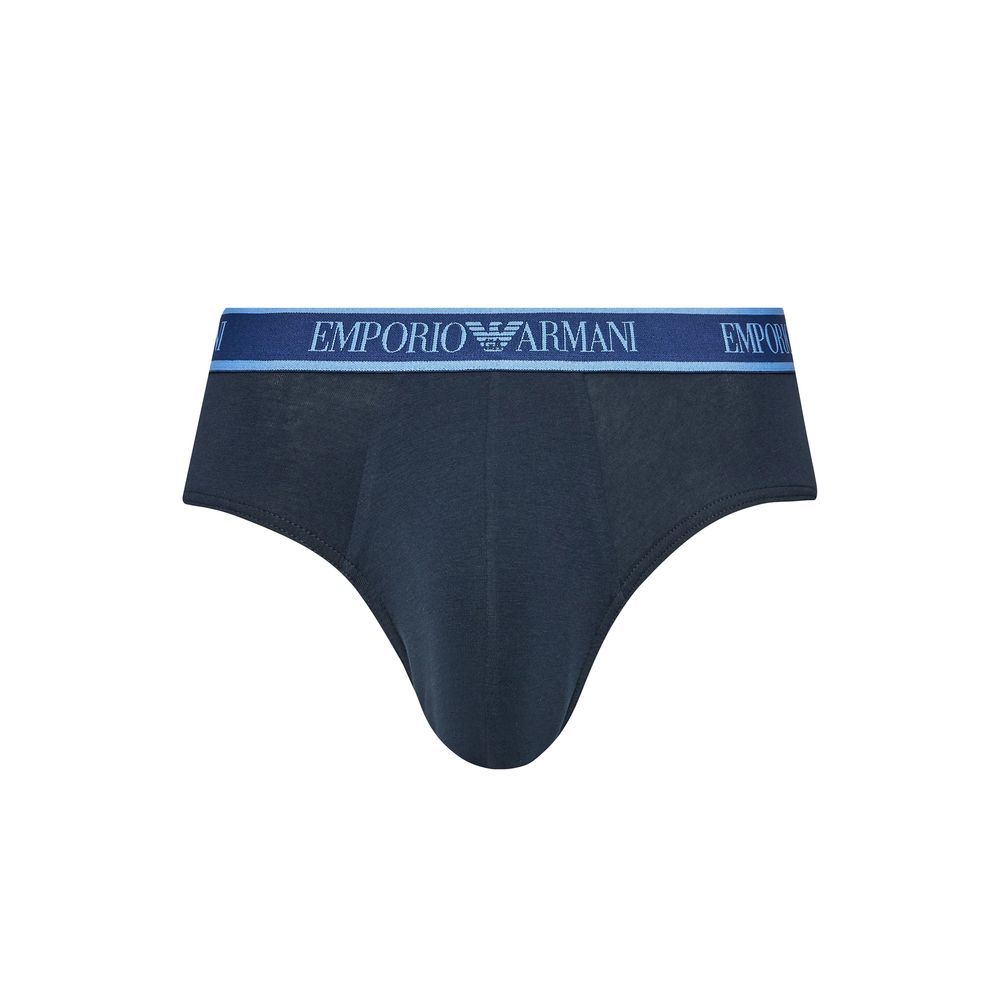 Ropa interior de algodón azul