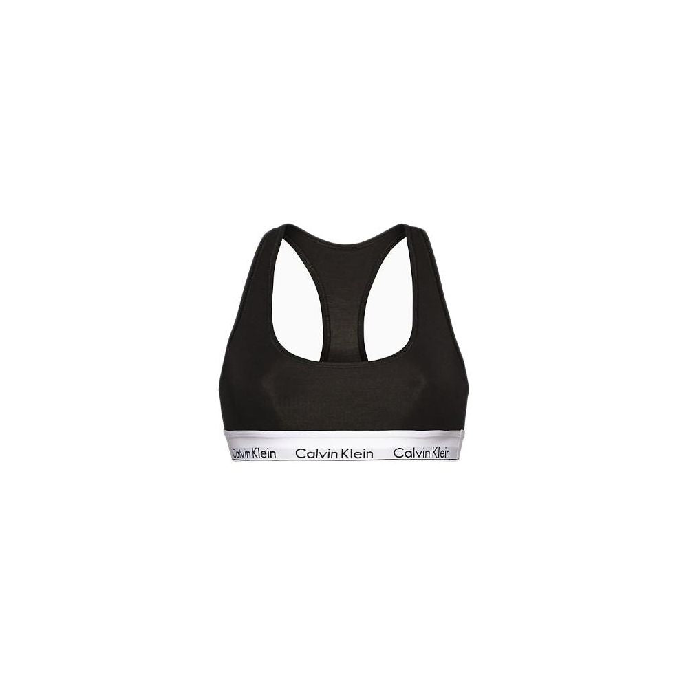 Black Cotton Bra