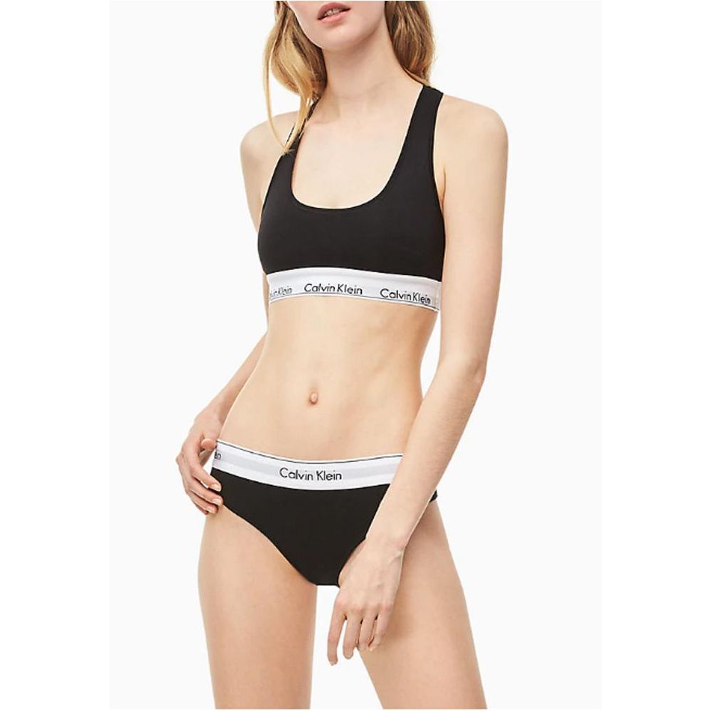 Black Cotton Bra