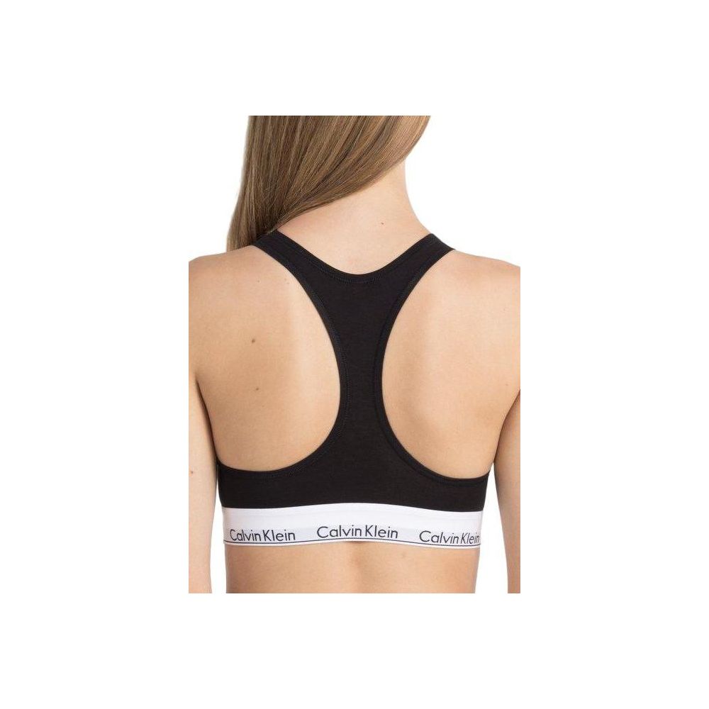 Black Cotton Bra