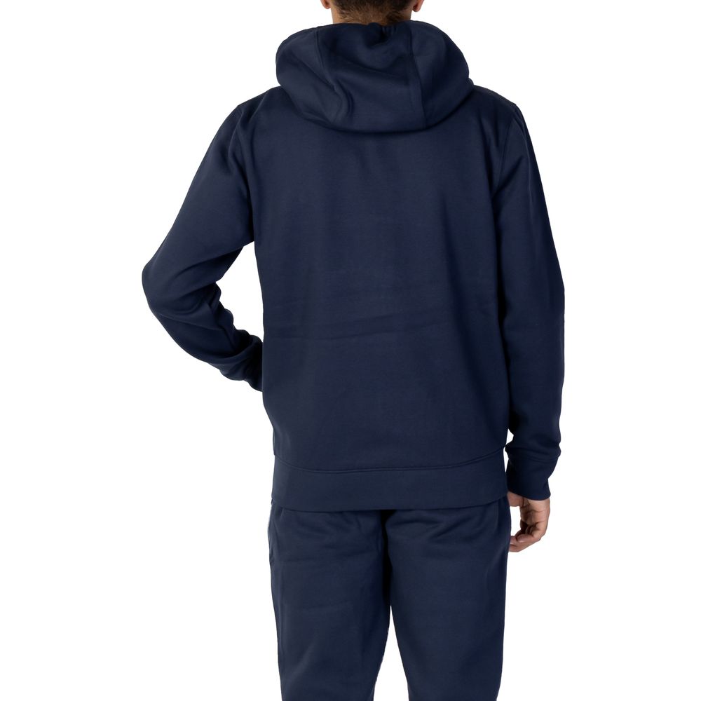 Jersey azul de algodón