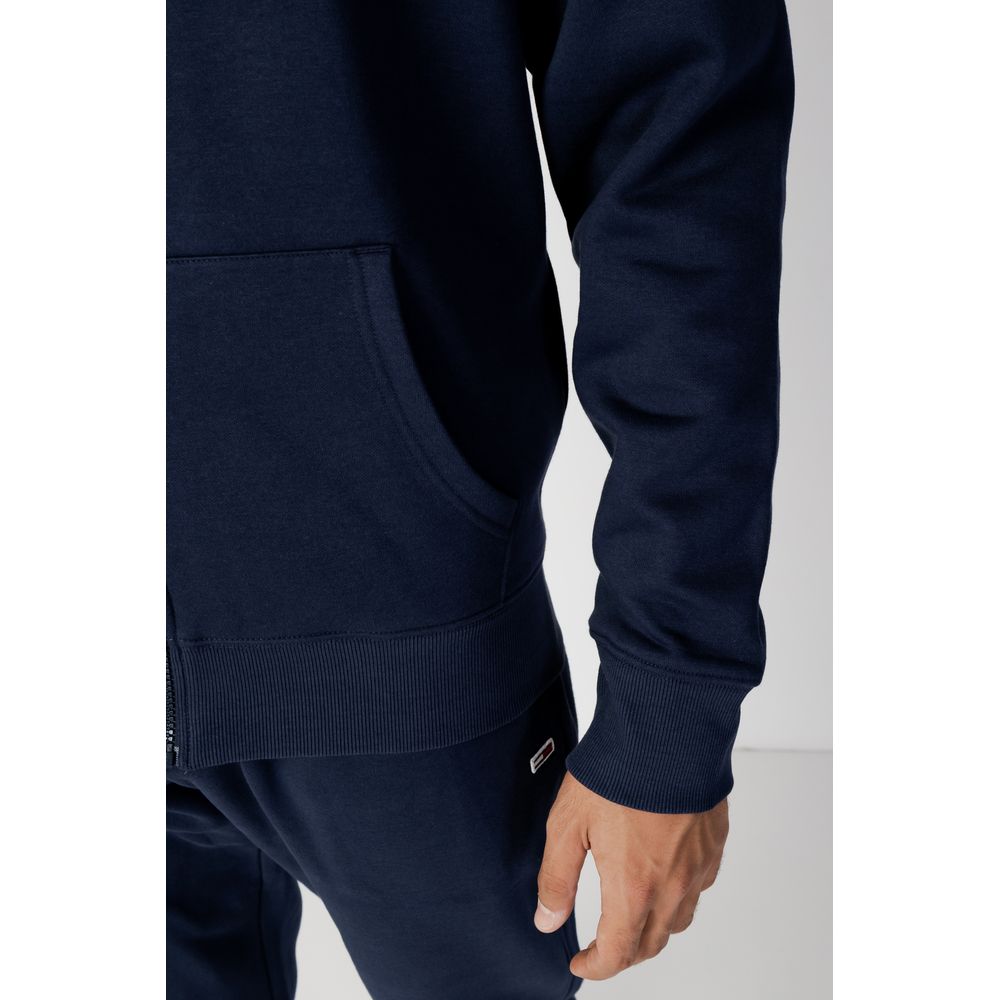 Jersey azul de algodón