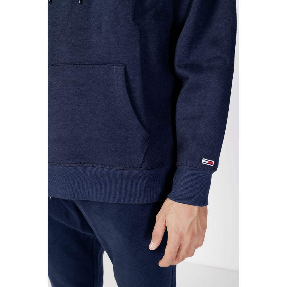 Jersey azul de algodón ecológico