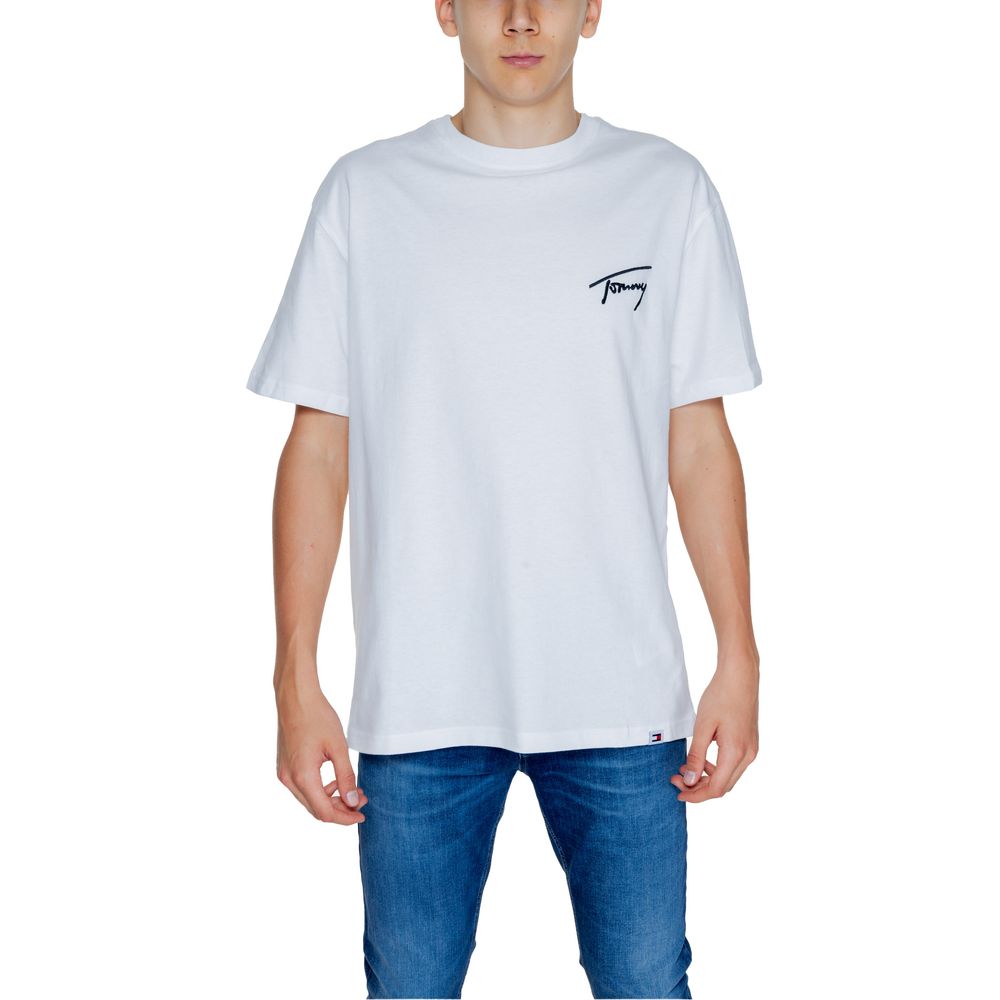 Camiseta blanca de algodón