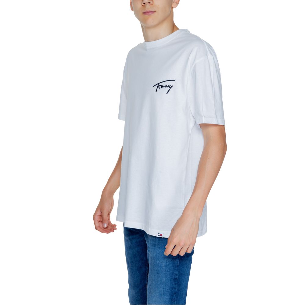 Camiseta blanca de algodón