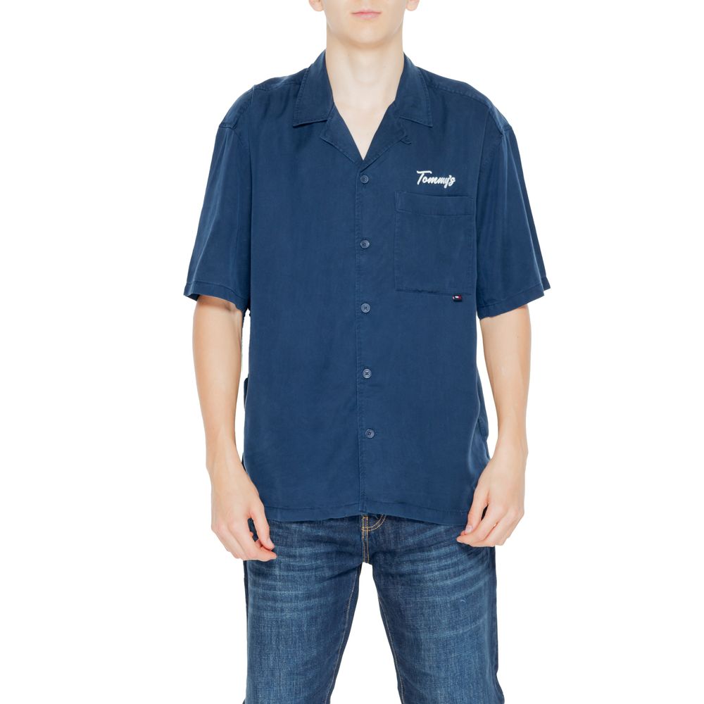 Camisa Lyocell azul