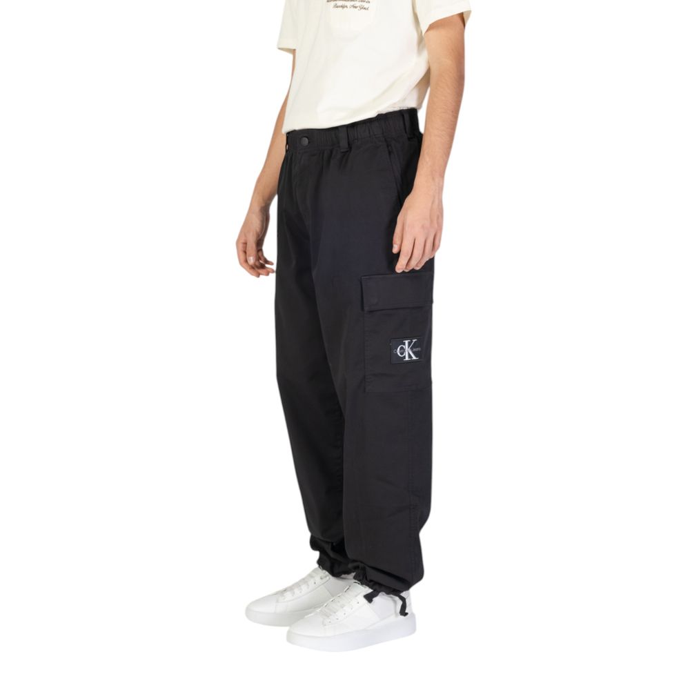 Black Recycled Cotton Jeans & Pant
