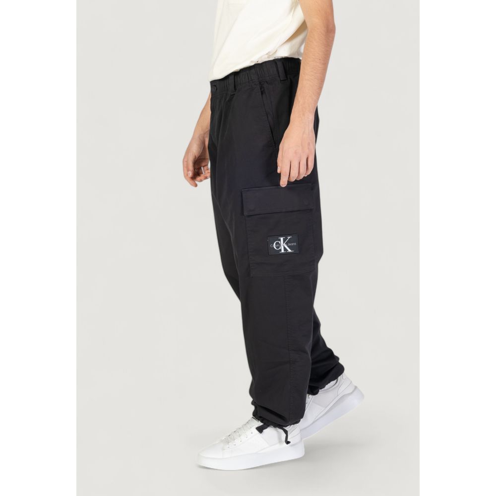 Black Recycled Cotton Jeans & Pant