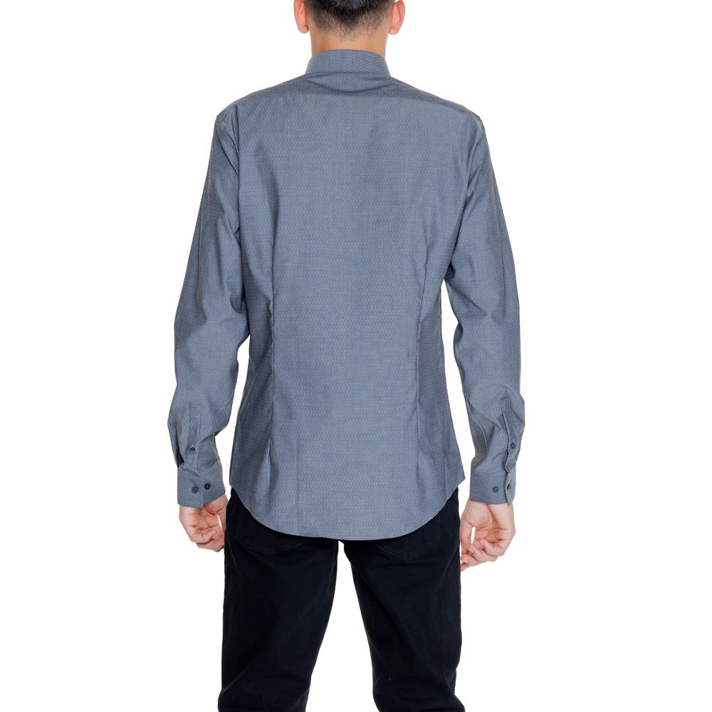 Camisa negra de algodón