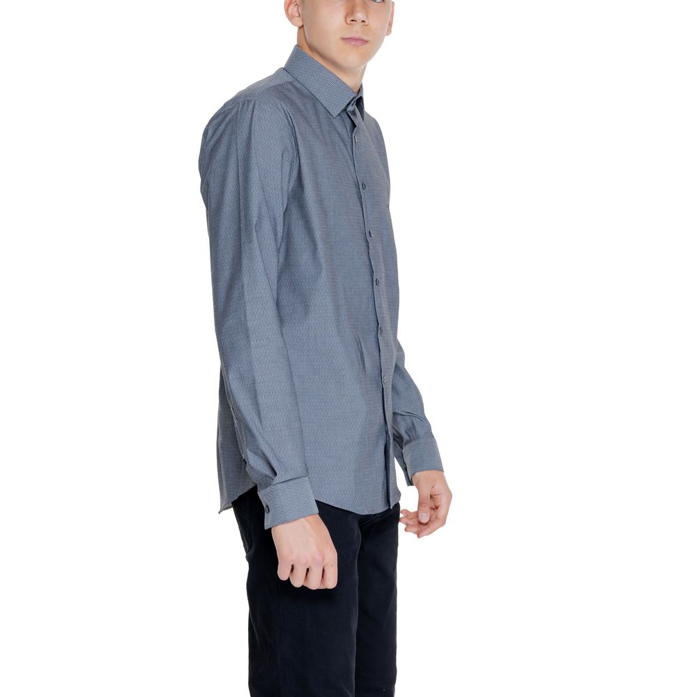 Camisa negra de algodón
