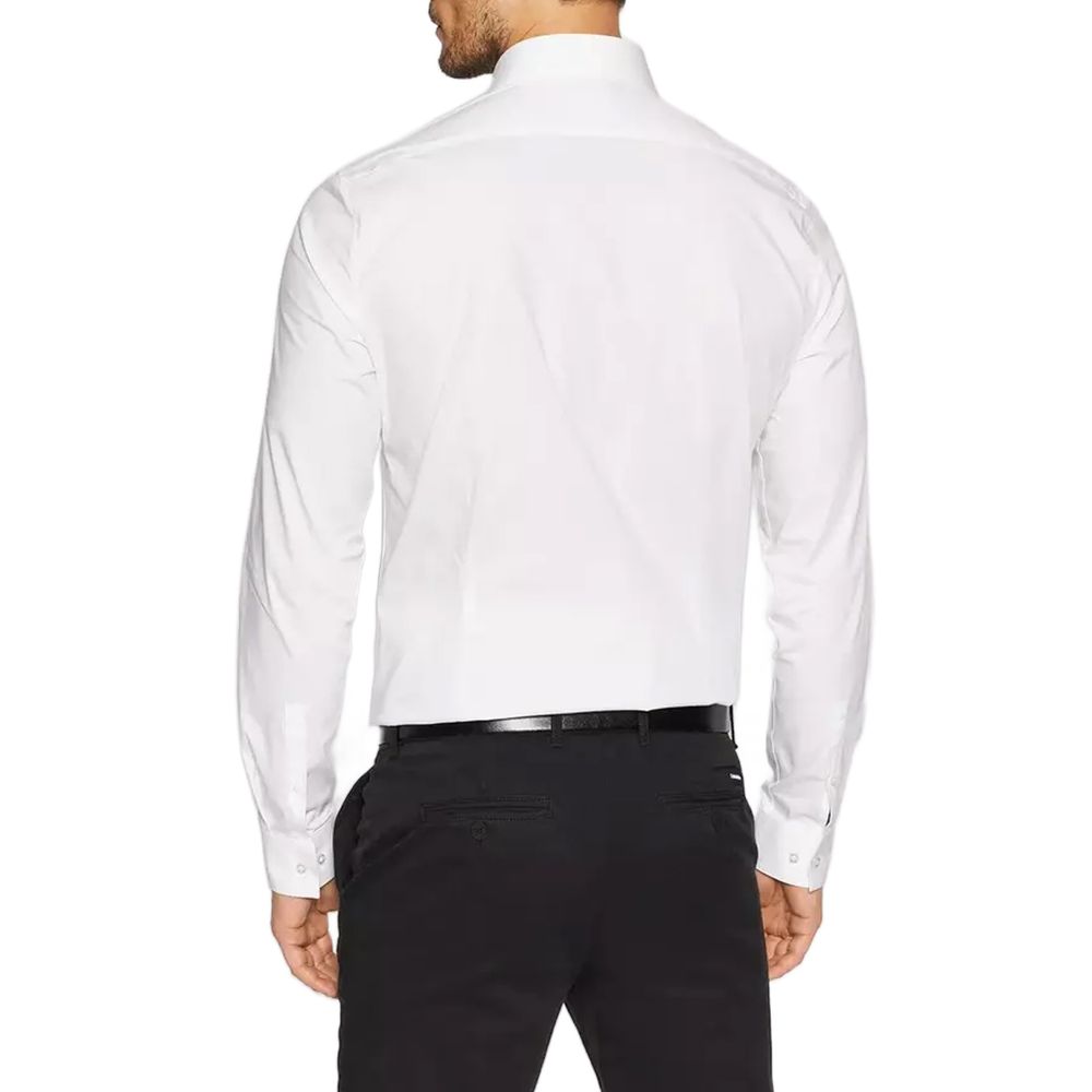 Camisa blanca de algodón