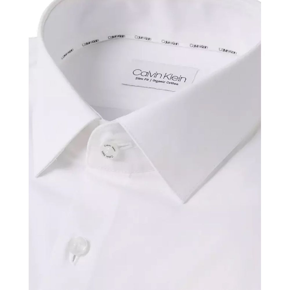 Camisa blanca de algodón