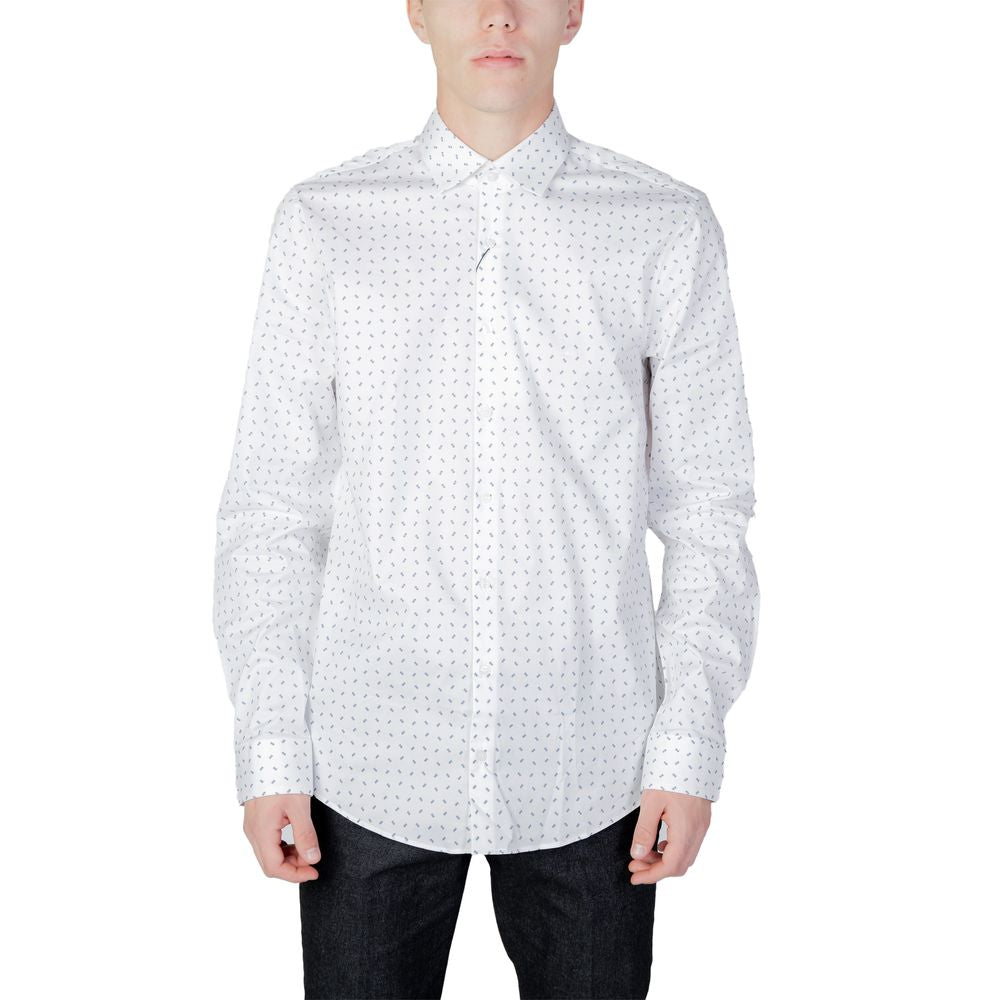 Camisa blanca de algodón