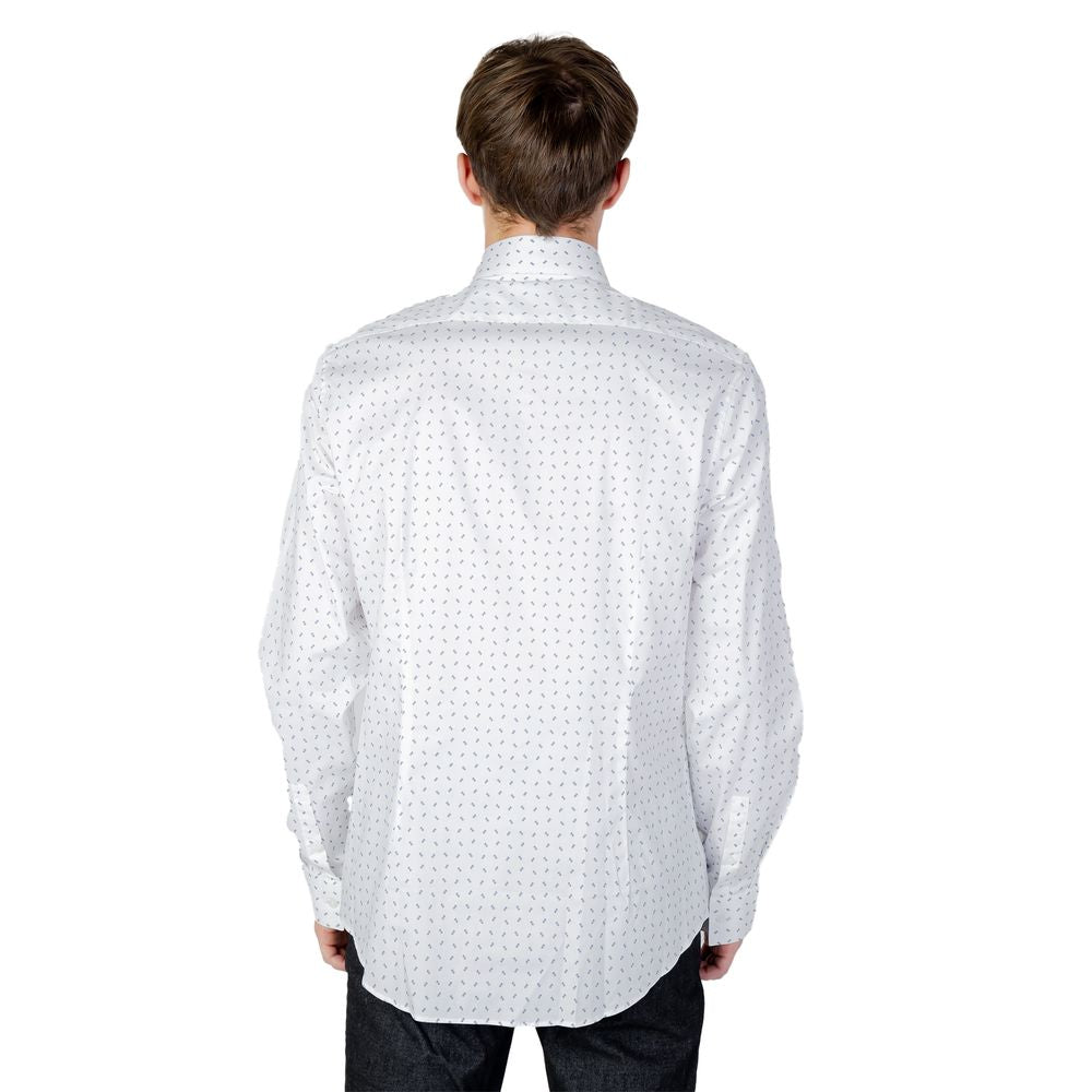 Camisa blanca de algodón