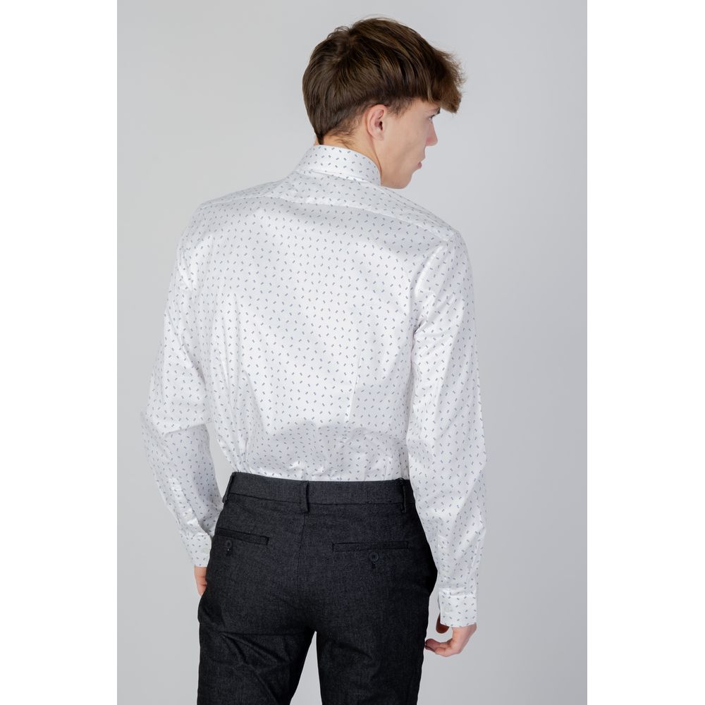 Camisa blanca de algodón