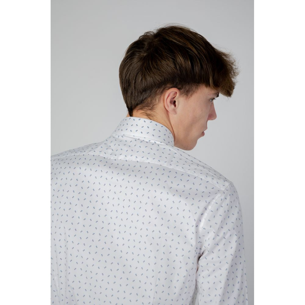Camisa blanca de algodón