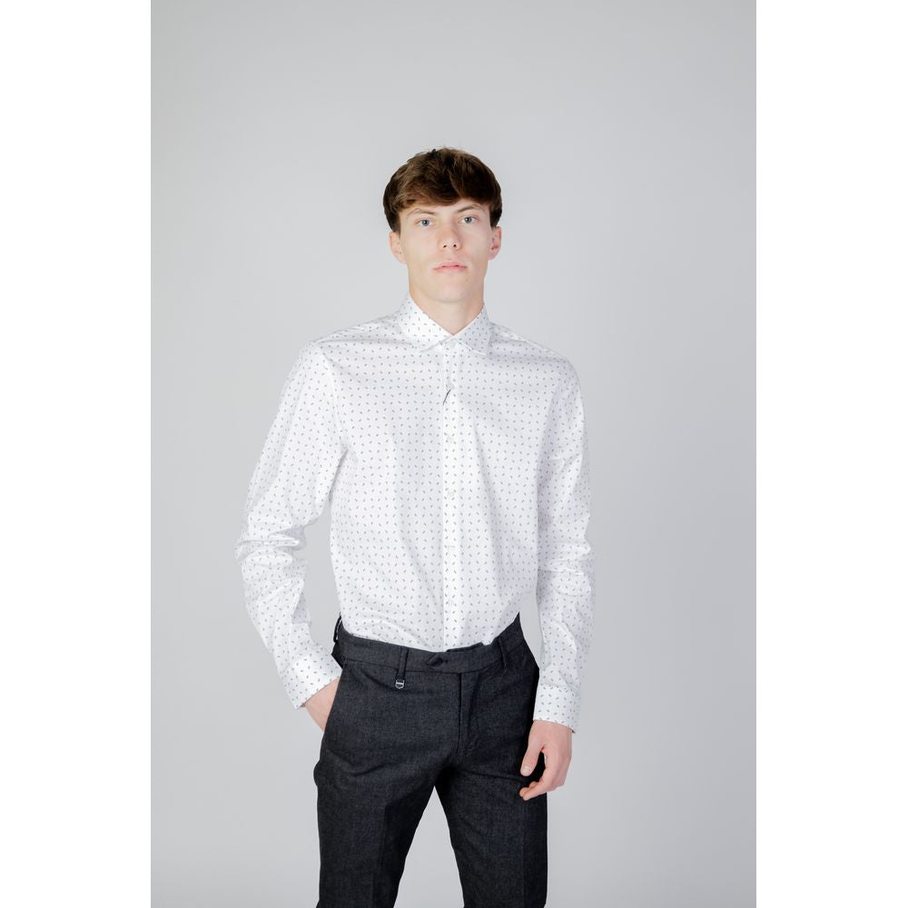 Camisa blanca de algodón