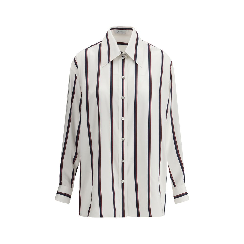 Camisa de seda a rayas