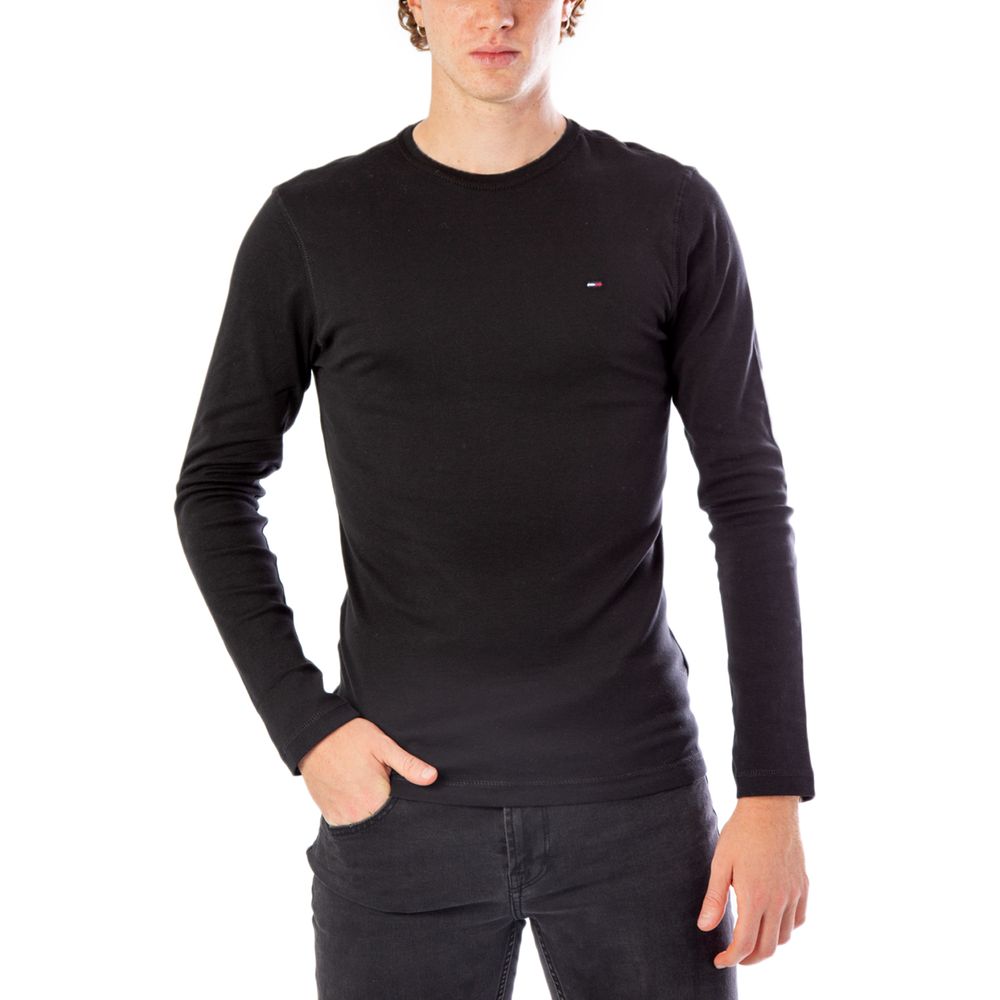 Camisa negra de algodón