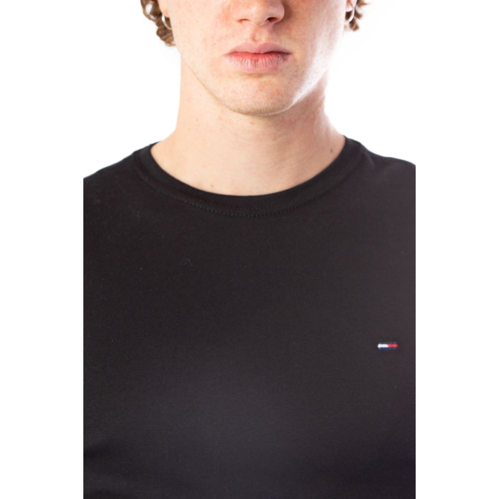Camisa negra de algodón