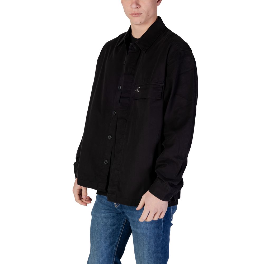 Camisa Rigenerato Algodón Negra