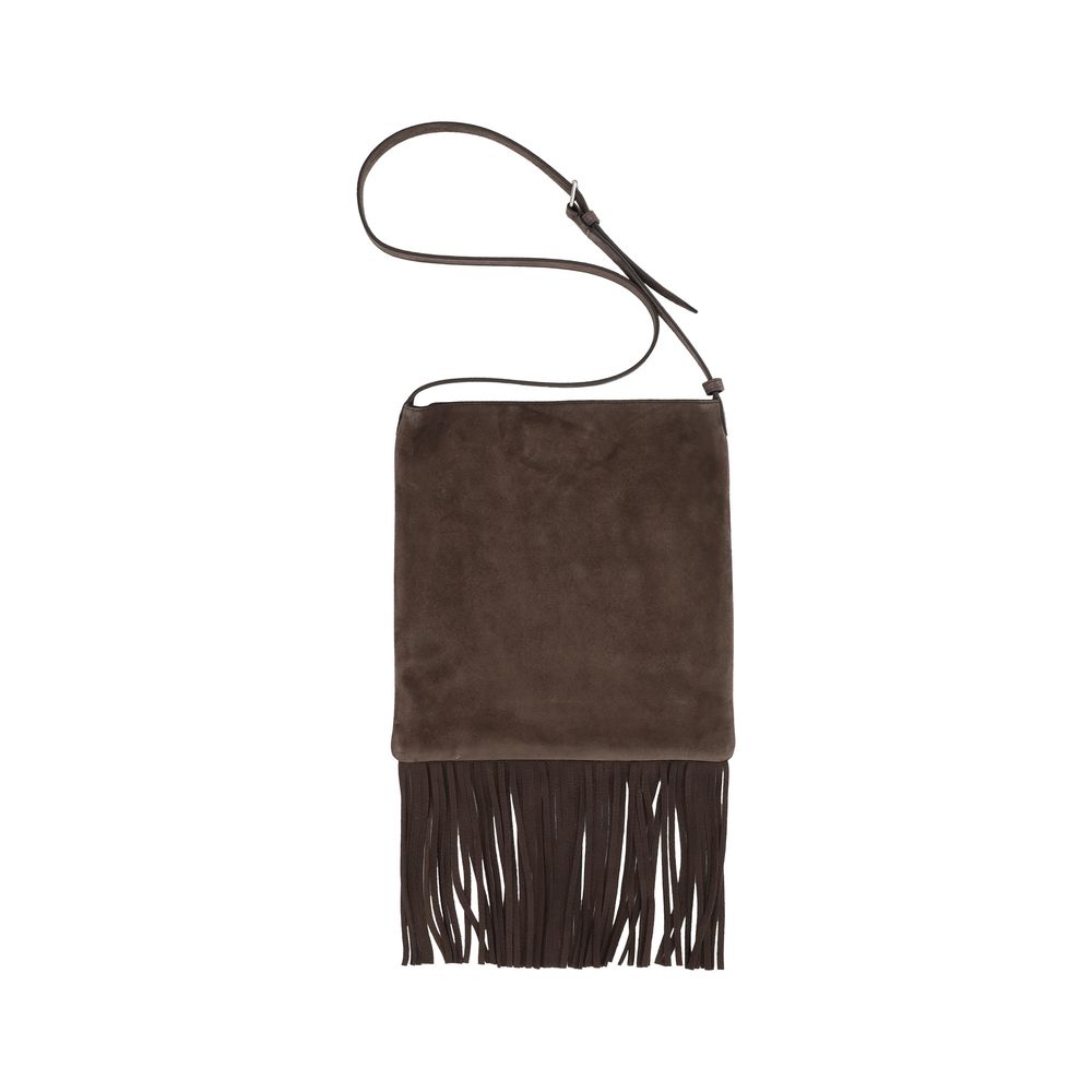 Bolso de piel de ante