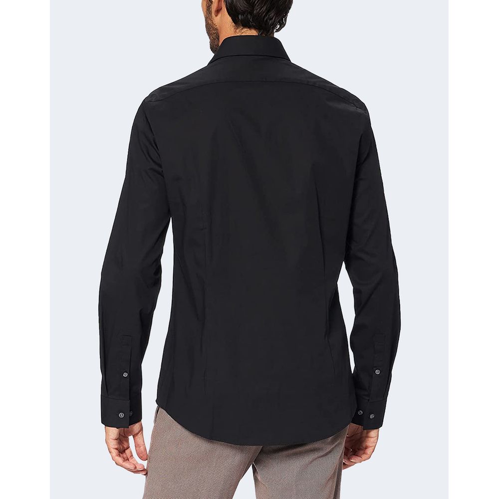 Camisa negra de algodón