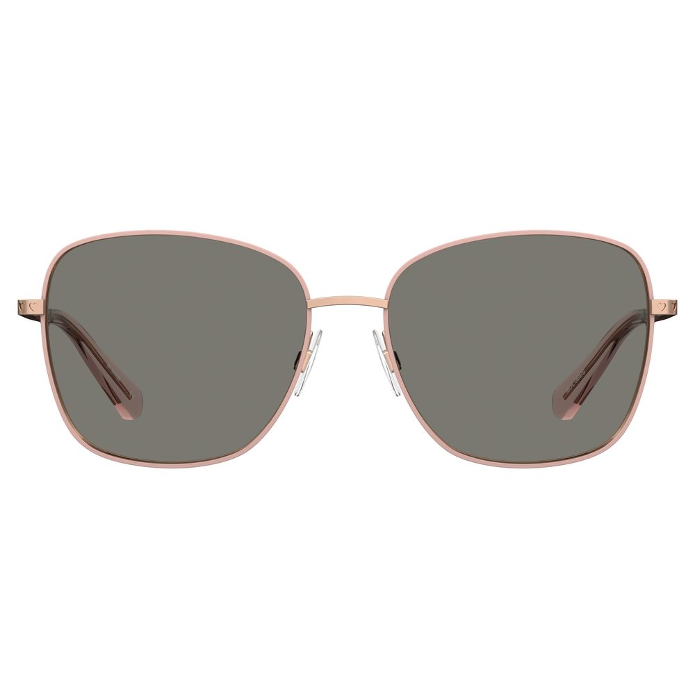 Gafas de sol de metal marrón
