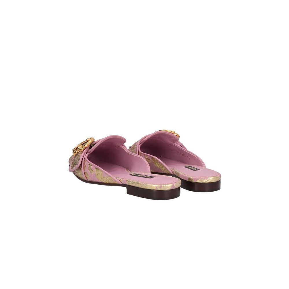 Pink Leather Di Calfskin Sandal