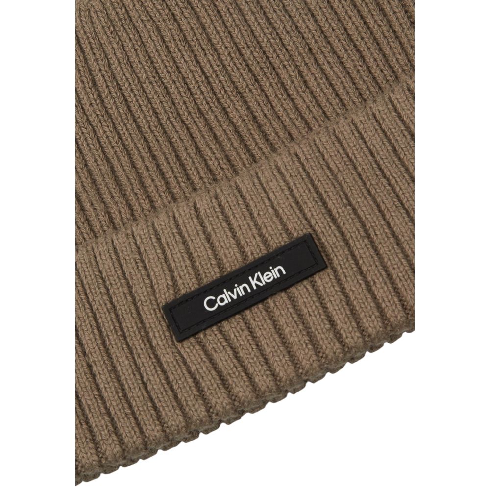 Beige Organic Cotton Caps Baseball Hat