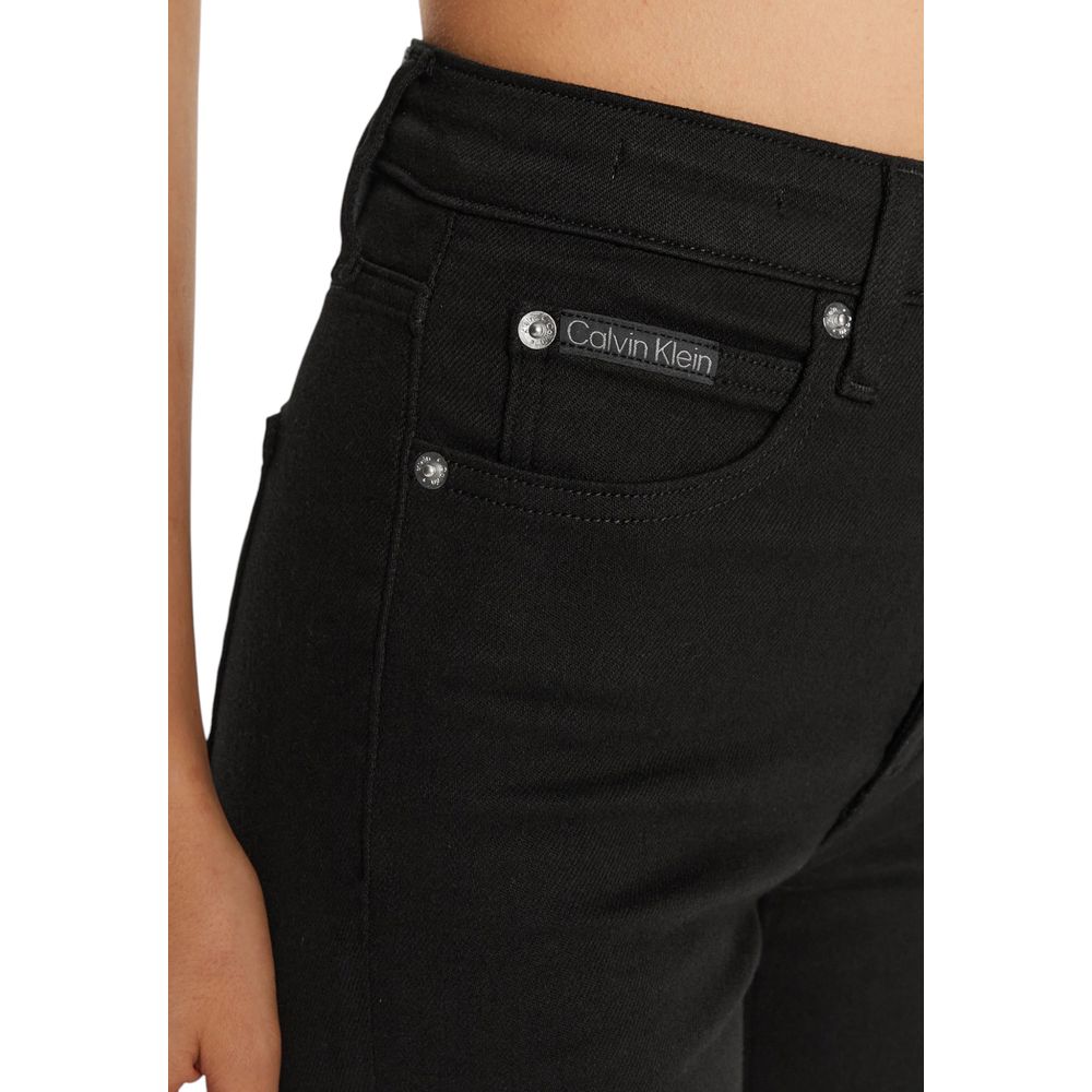 Black Cotton Skinny Jean