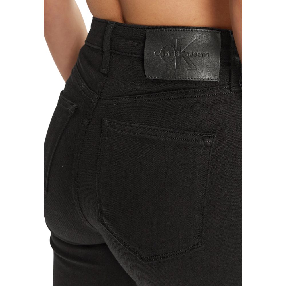 Black Cotton Skinny Jean