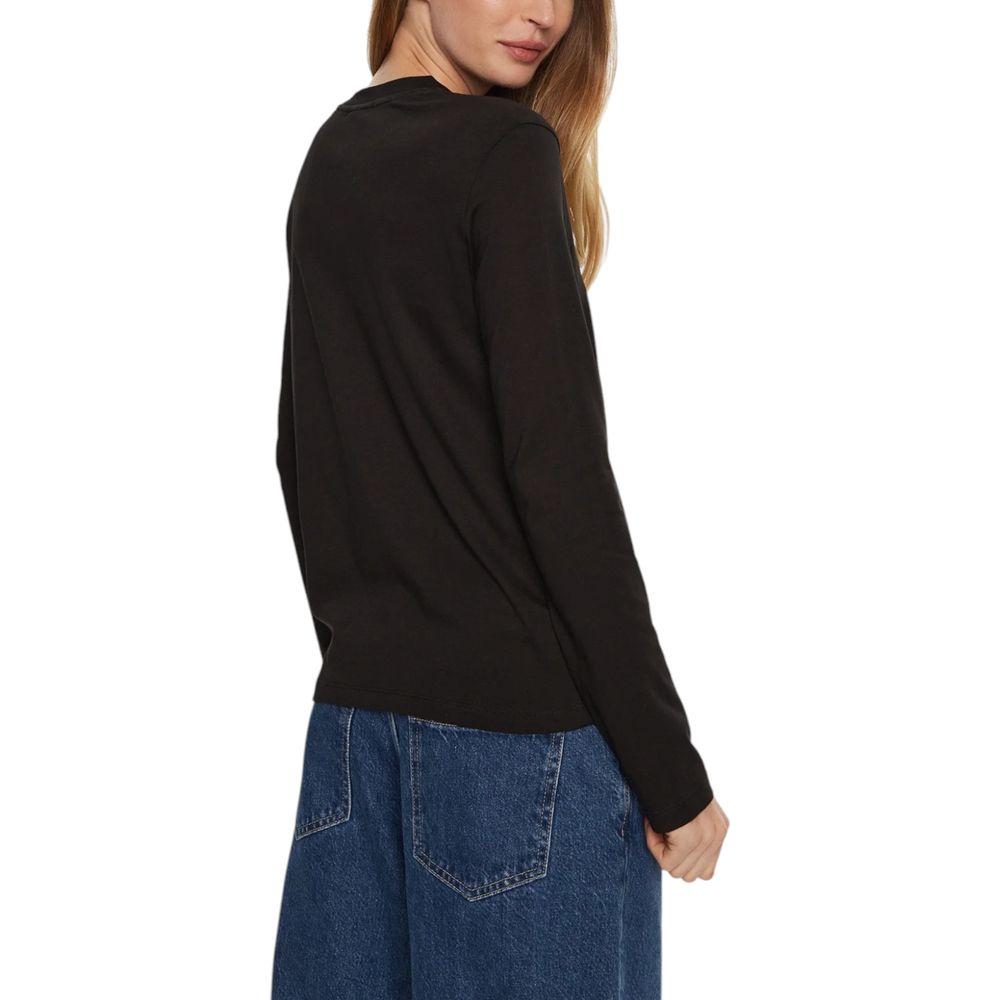 Black Cotton T-Shirt